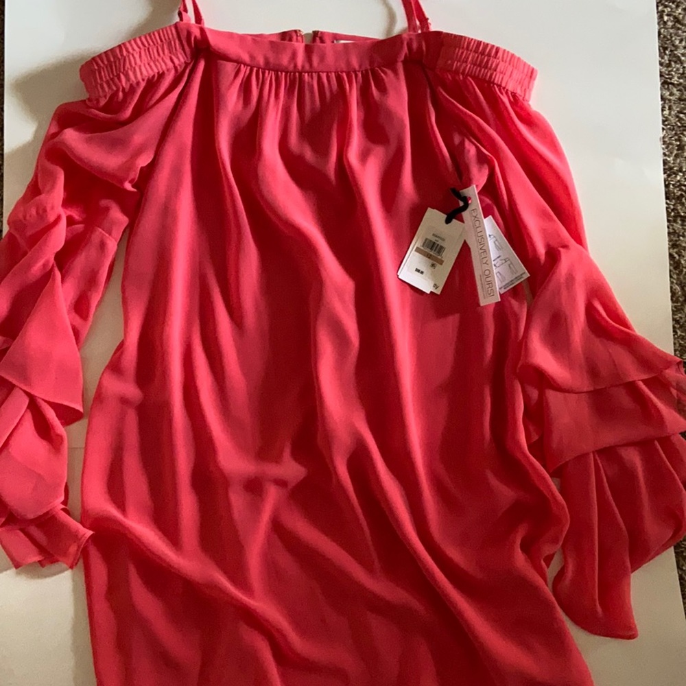 New never worn with tags pink flowing dress